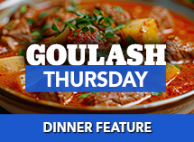 Goulash Thursday at the Village Inn in Linwood, MI